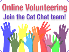 Current Virtual Volunteer Vacancies at Cat Chat