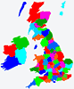 UK and Ireland map