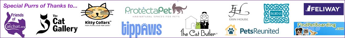 cat chat charity supporters logos