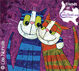 Friends of Cat Chat - Lee Nicholls painting