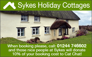 sykes holiday cottages support cat rehoming