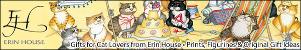 erin house, prints and gifts for cat lovers