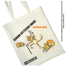 Bag - Senior Kittizens Rock! (cotton tote bag)