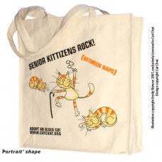 Bag - Senior Kittizens Rock! - (heavyweight canvas)