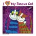 Bag - I Love My Rescue Cat (purple cotton tote)