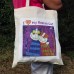 Bag - I Love My Rescue Cat (natural cotton tote)