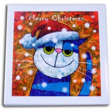 Christmas Cards - Cat Santa (Pack of 10)
