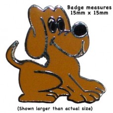 Badge - Enamel Pin Badge - Dog
