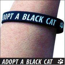 Wristband - Adopt a Black Cat